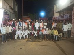Lifelike tableau of Bapu Biru Wategaonkar