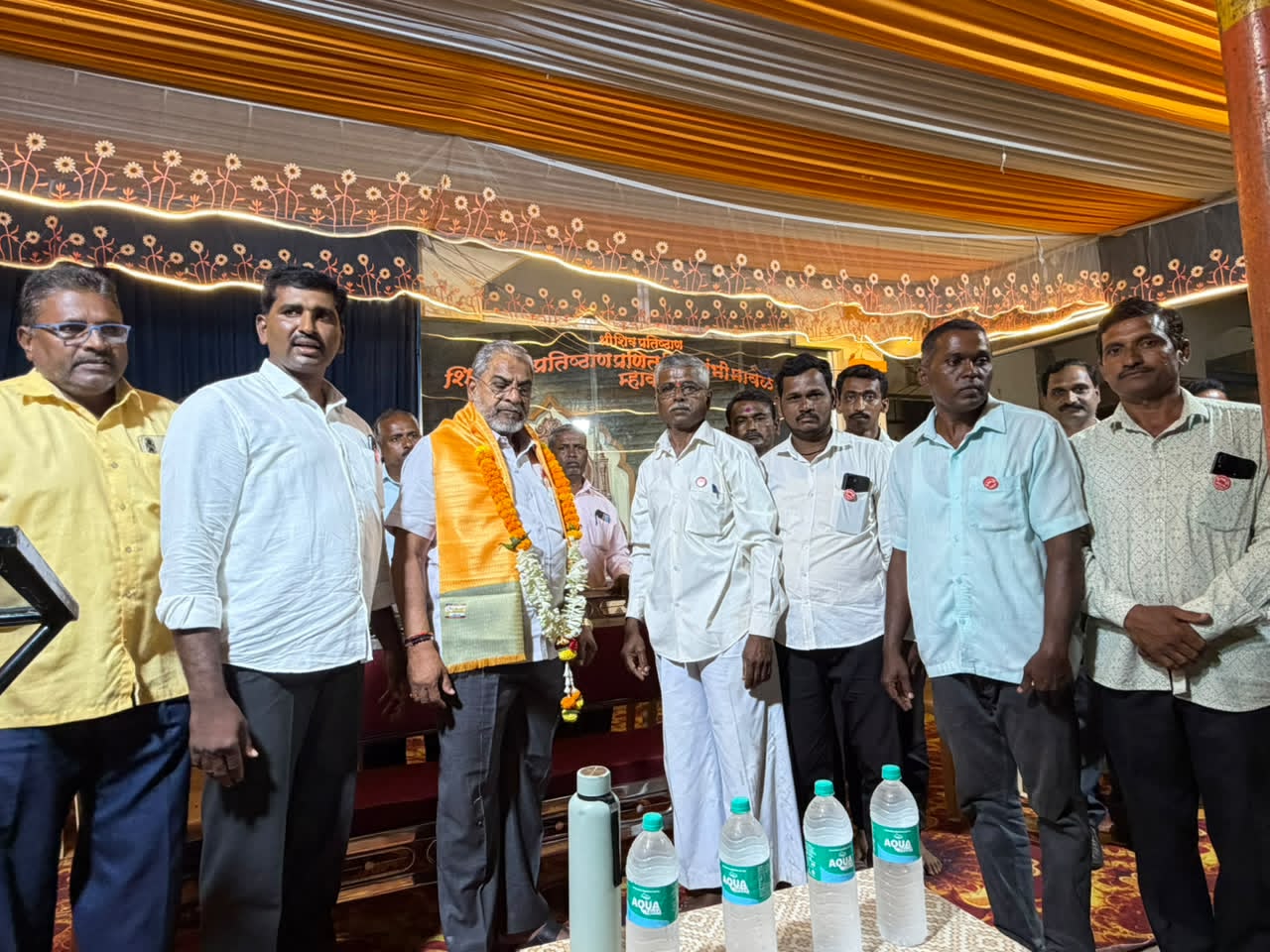 A farmers' rally was organized by the Swabhimani Shetkari
