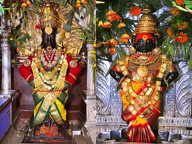 24 hour darshan of Shri Vitthal Rukmini