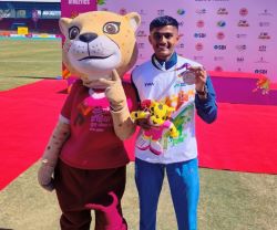 Aniket Mane came second in high jump in the zonal and interzonal