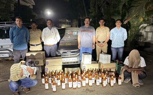 Major excise action at Shinoli border check post