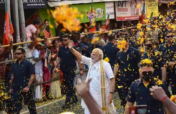 Prime Minister Narendra Modi on Kerala visit today