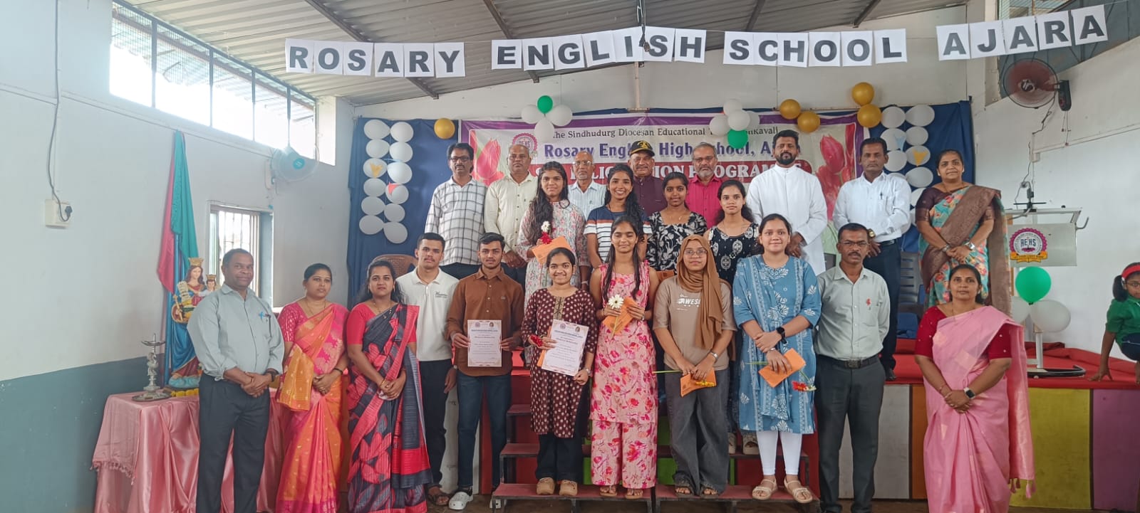 Felicitation ceremony for successful 10th