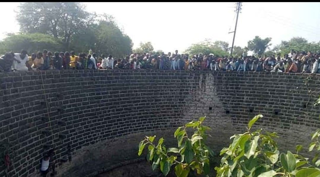 Mother jumps into well with three children