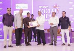 Dr Sanjay D Patil honored with Social Impact Award