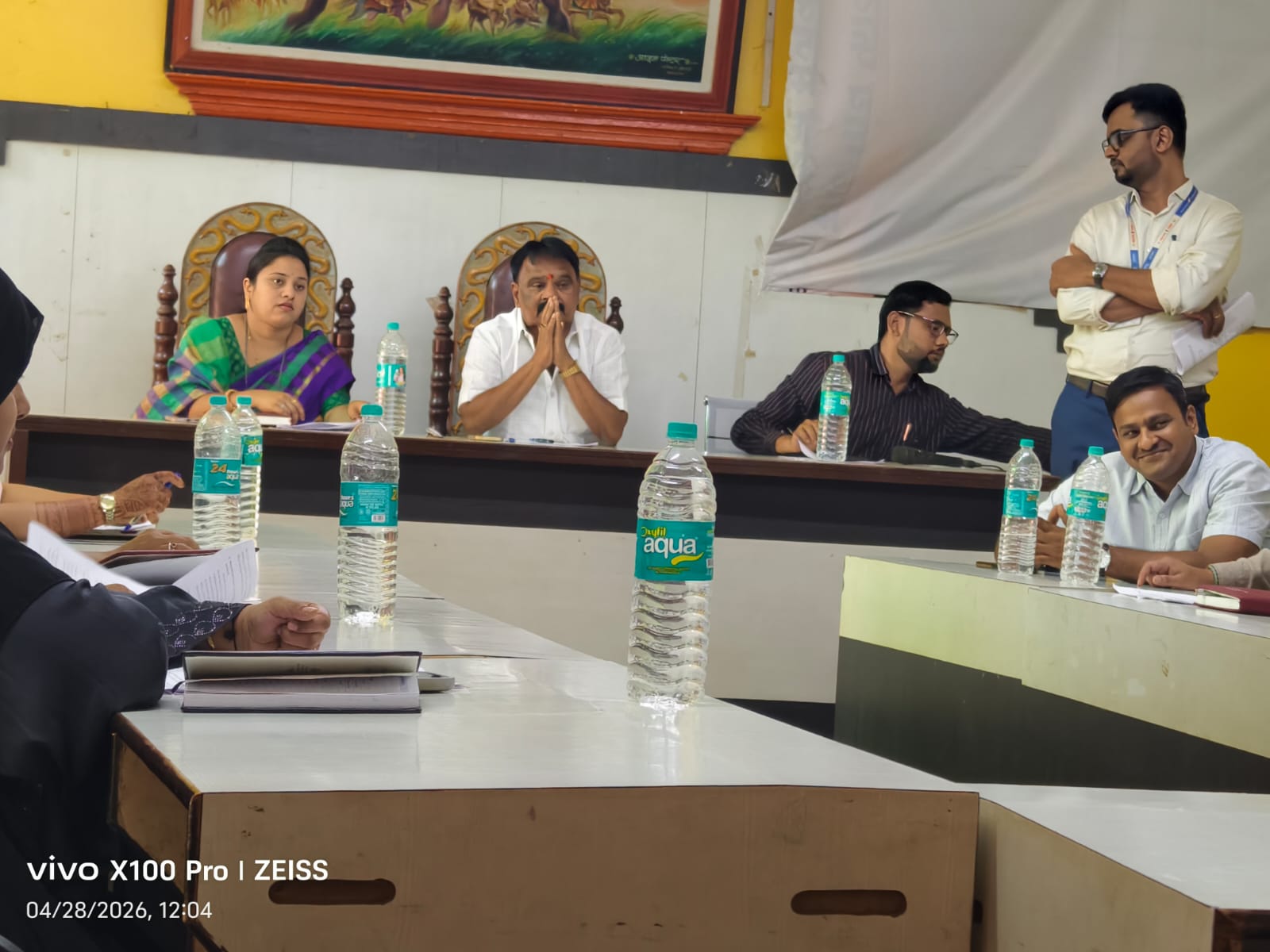 Ajra nagarpanchat masik sabha