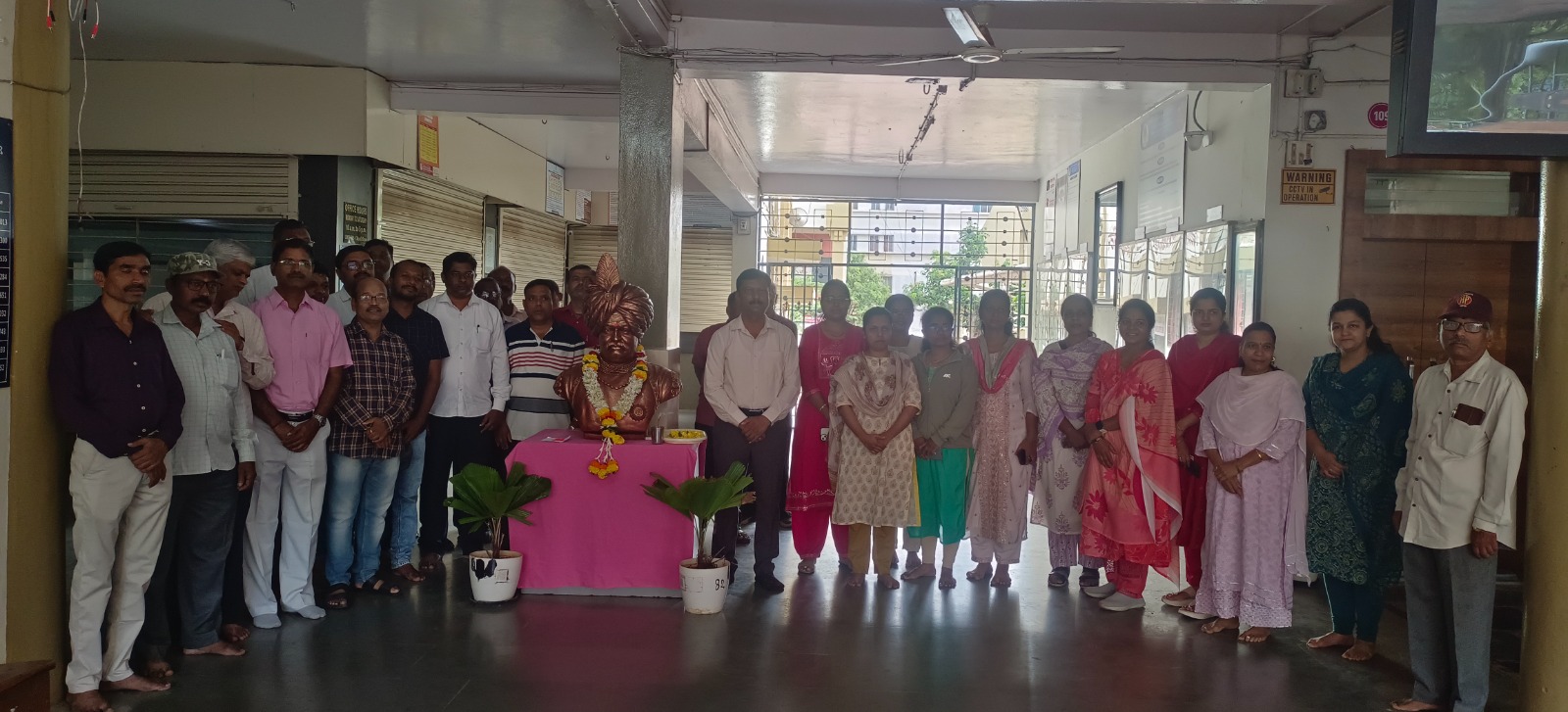 Vivekanand college chatrapati Shahu jaynti celebrat