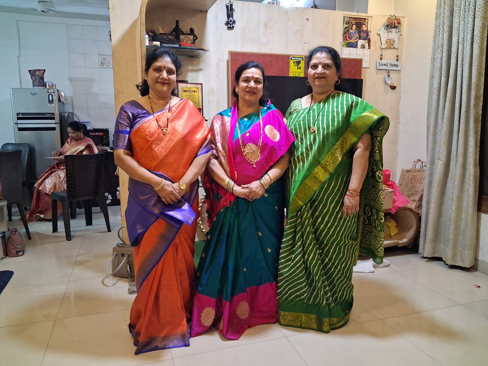 The celebration of Mohini Paithani