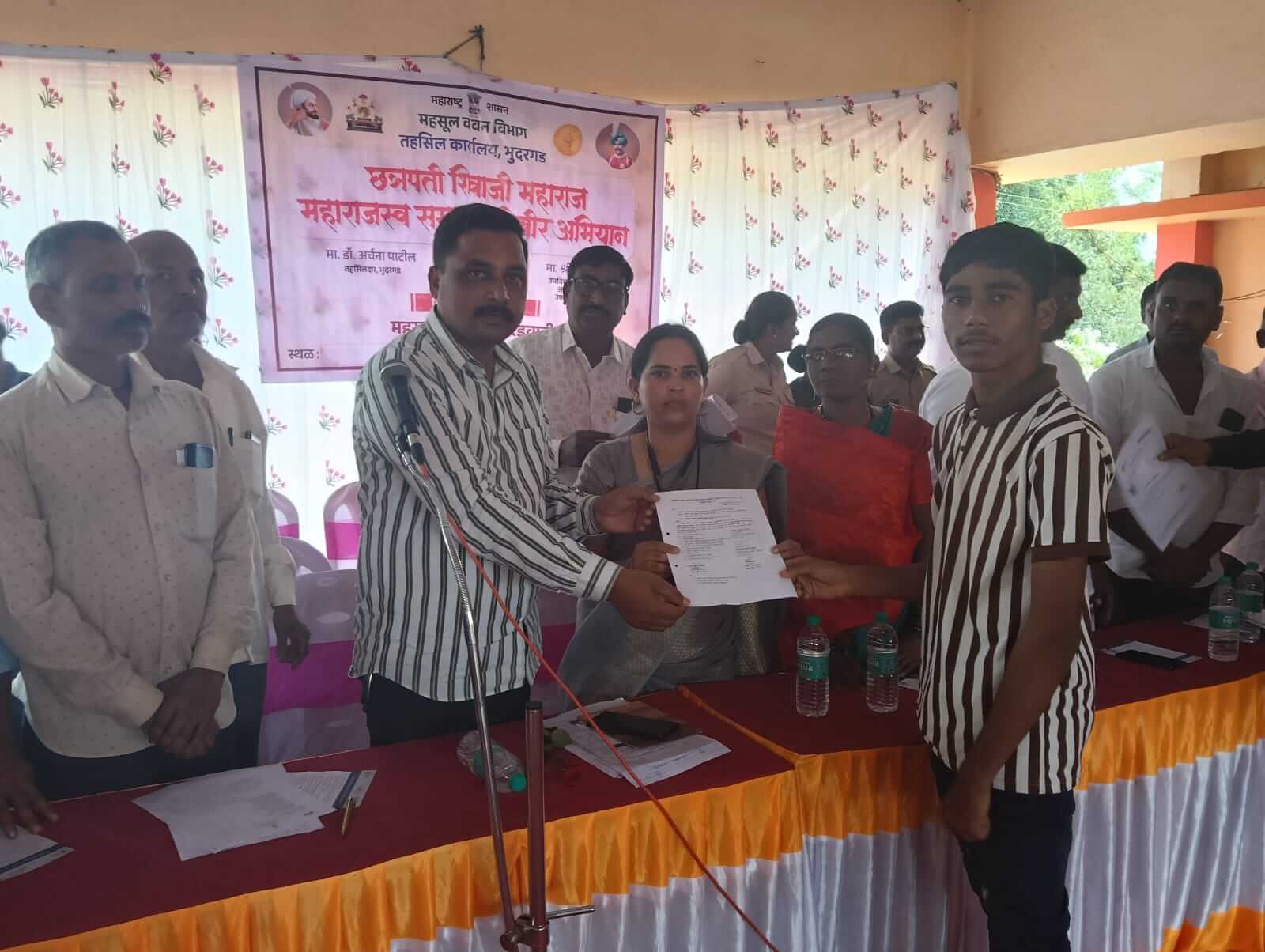 Maharajswa Samadhan Shibir is a campaign that will mislead the people SubDistrict Chief Prakash Patil