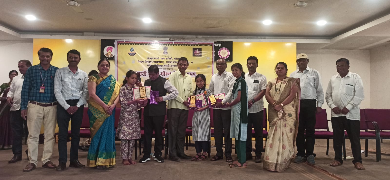 Venkatrao High School came first in the taluka level storytelling competition