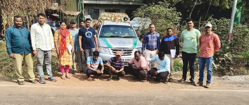 Wild boar meat sale case in Navalewadi Four accused sent to three day forest custody