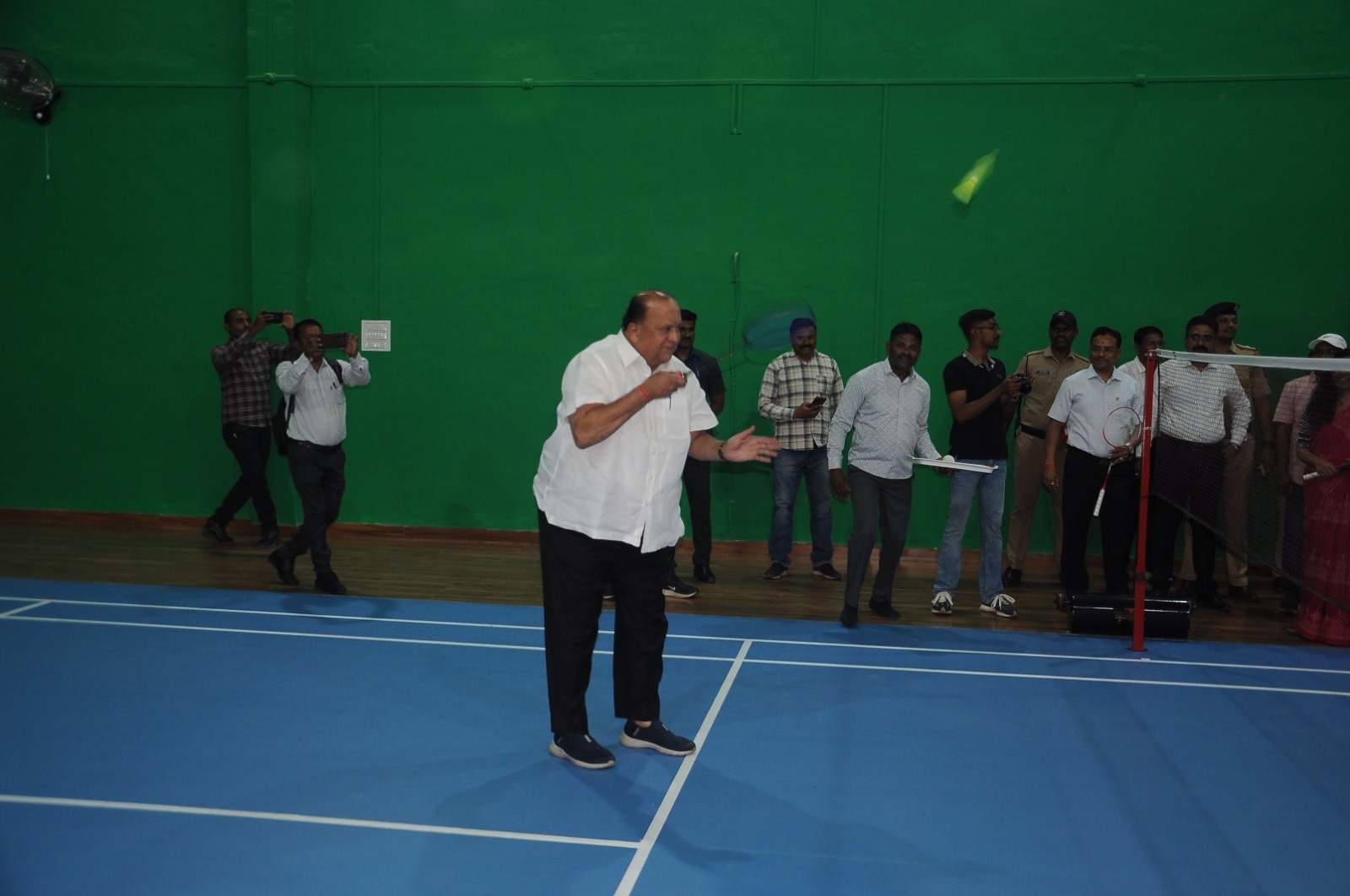 Guardian Minister Hasan Mushrif named the Eklavya Sports Complex building